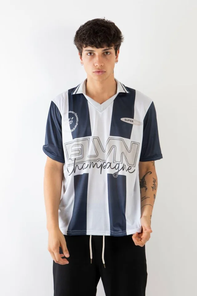 84420 - REMERA TIPO FUTBOL CHAMPAGNE