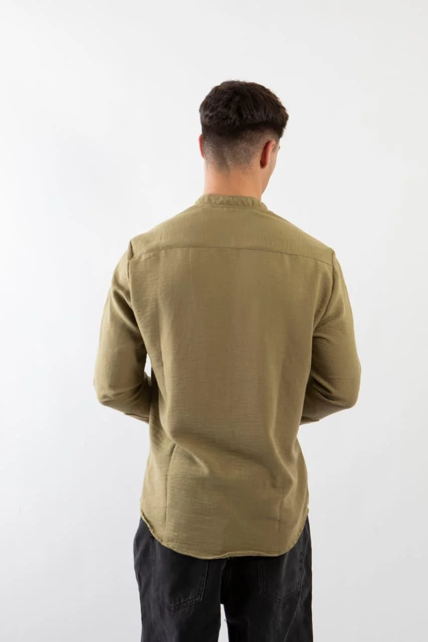 90696 - CAMISA LI M/L CUELLO MAO