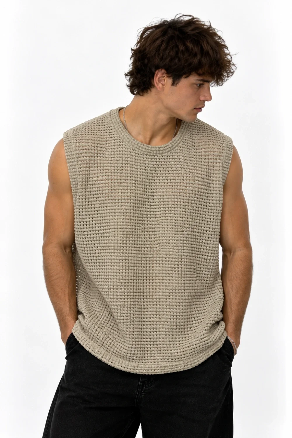 90353 - REMERA SIN MANGAS DIFERENCIADA SET