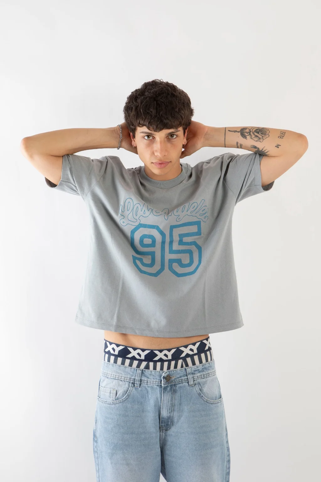 84413 - REMERA CORTE BOXING ALG 16/1 LOS ANGELES
