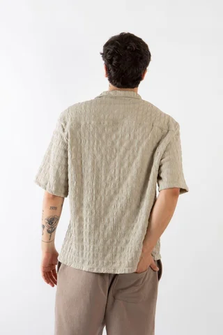 90698 - CAMISA TRAMADA CUADRADITOS - Vista 6