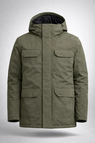 12186 - PARKA C/BOLSILLOS PLAQUE - Vista 1