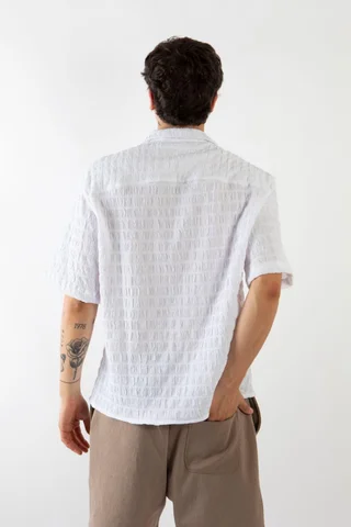 90698 - CAMISA TRAMADA CUADRADITOS - Vista 4