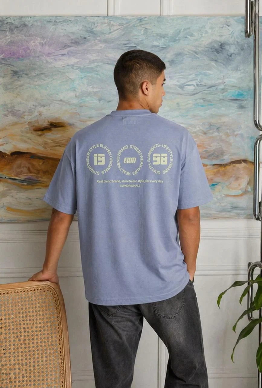 85410 - REMERA BERLIN 24/1  REAL TREND DOBLE ESTAMPA