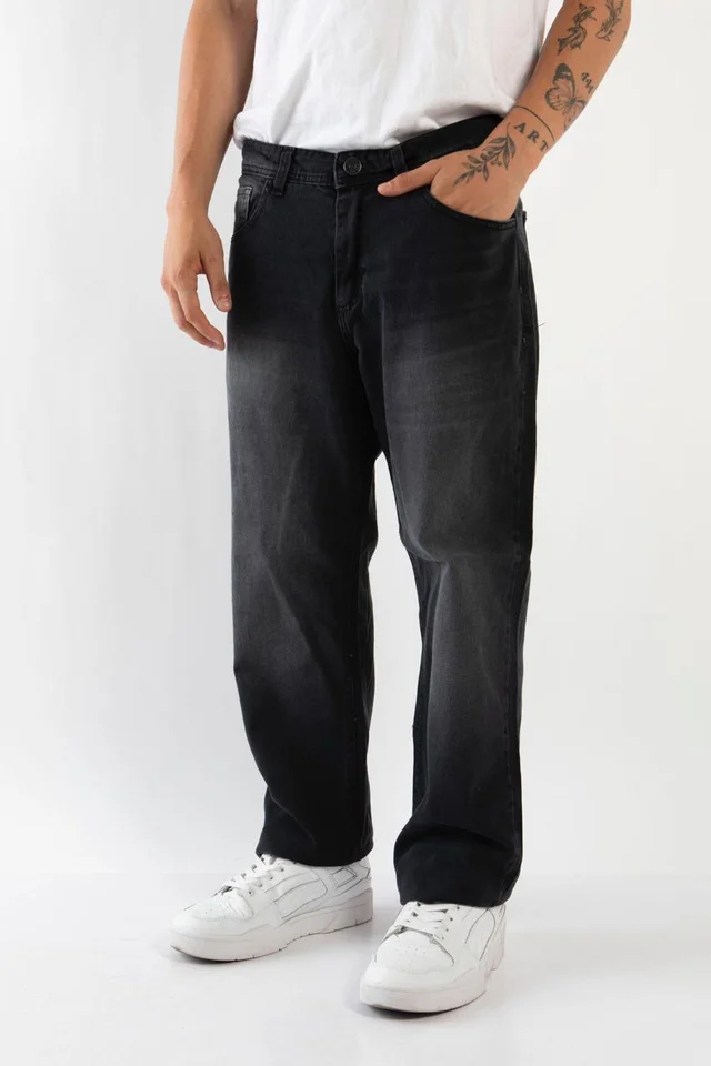 96036 - JEAN RELAXED BLACK