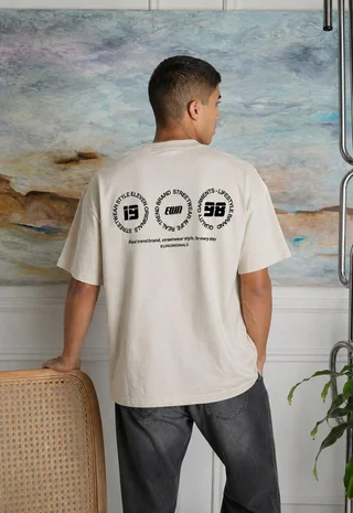 85410 - REMERA BERLIN 24/1  REAL TREND DOBLE ESTAMPA - Vista 2