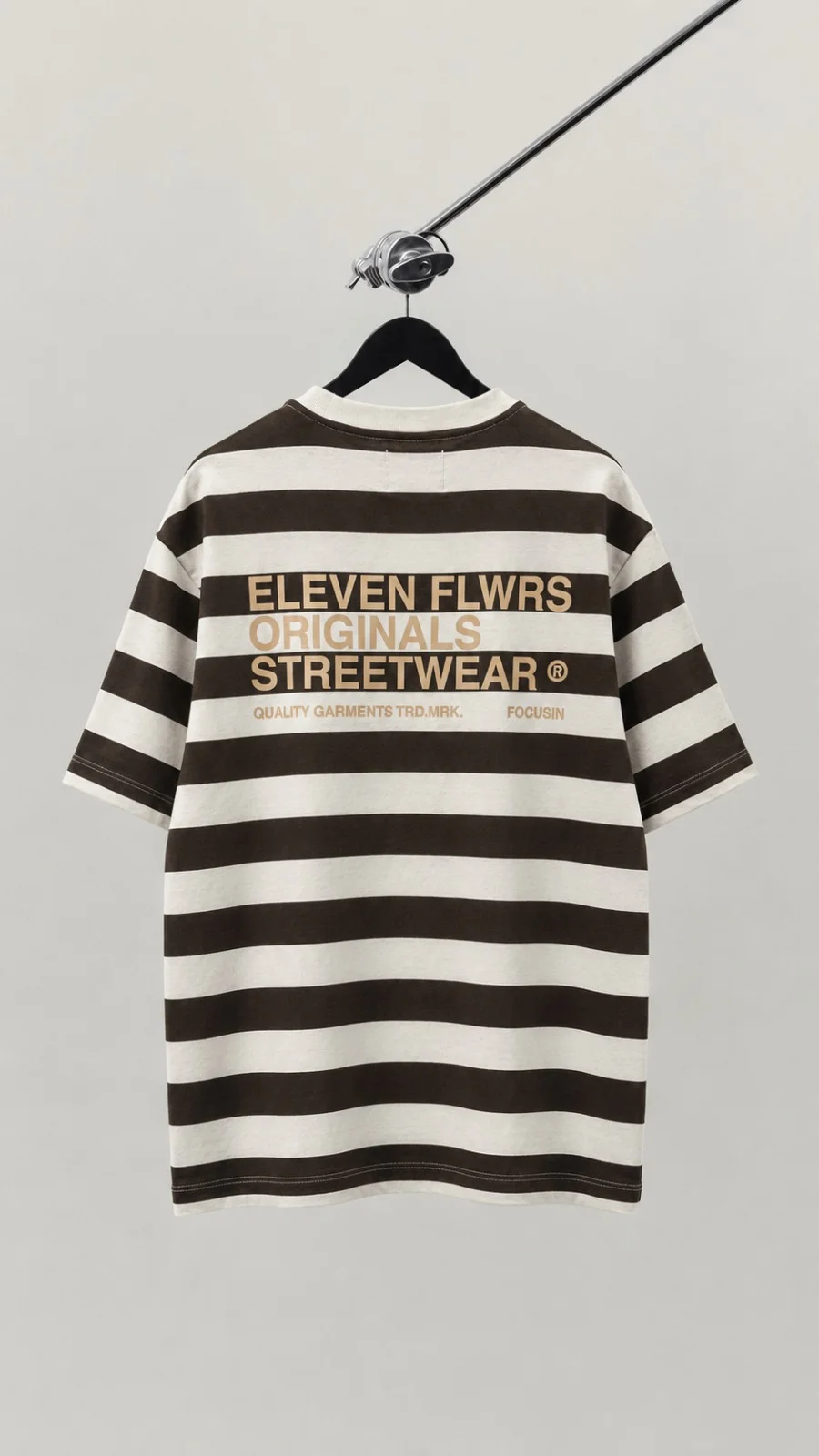 85442 - REMERA RAYADA ESTAMPADA