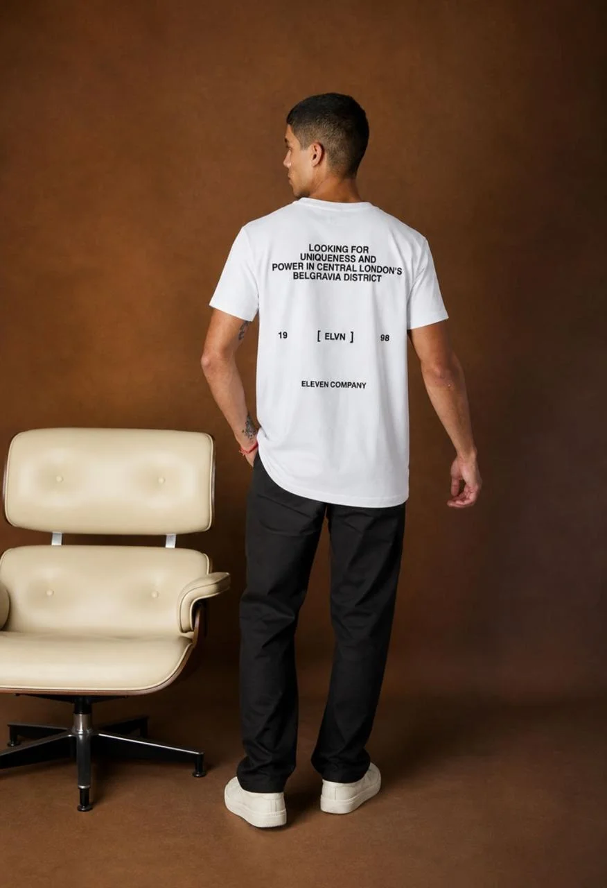 85406 - REMERA BERLIN 24/1 ELVN COMPANY DOBLE ESTAMPA
