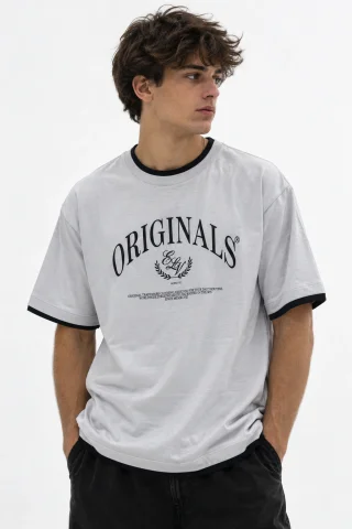 85447 - REMERA ESTAMPADA DOBLE CUELLO - Vista 1