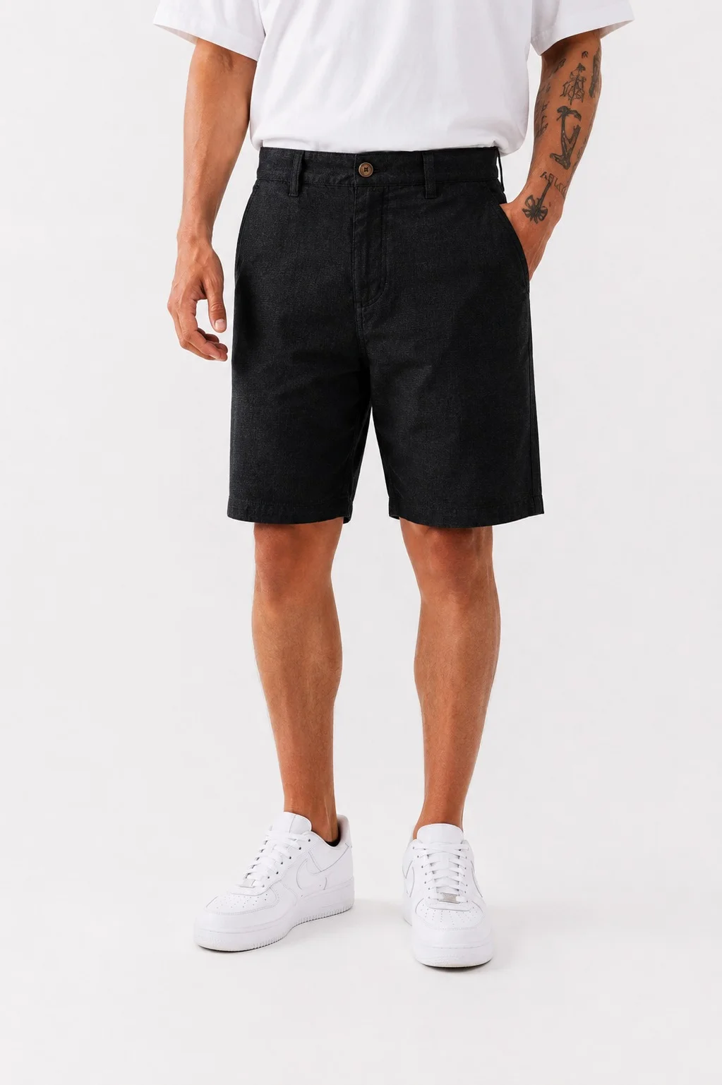 93703 - BERMUDA CHINO DE LINO IMP.