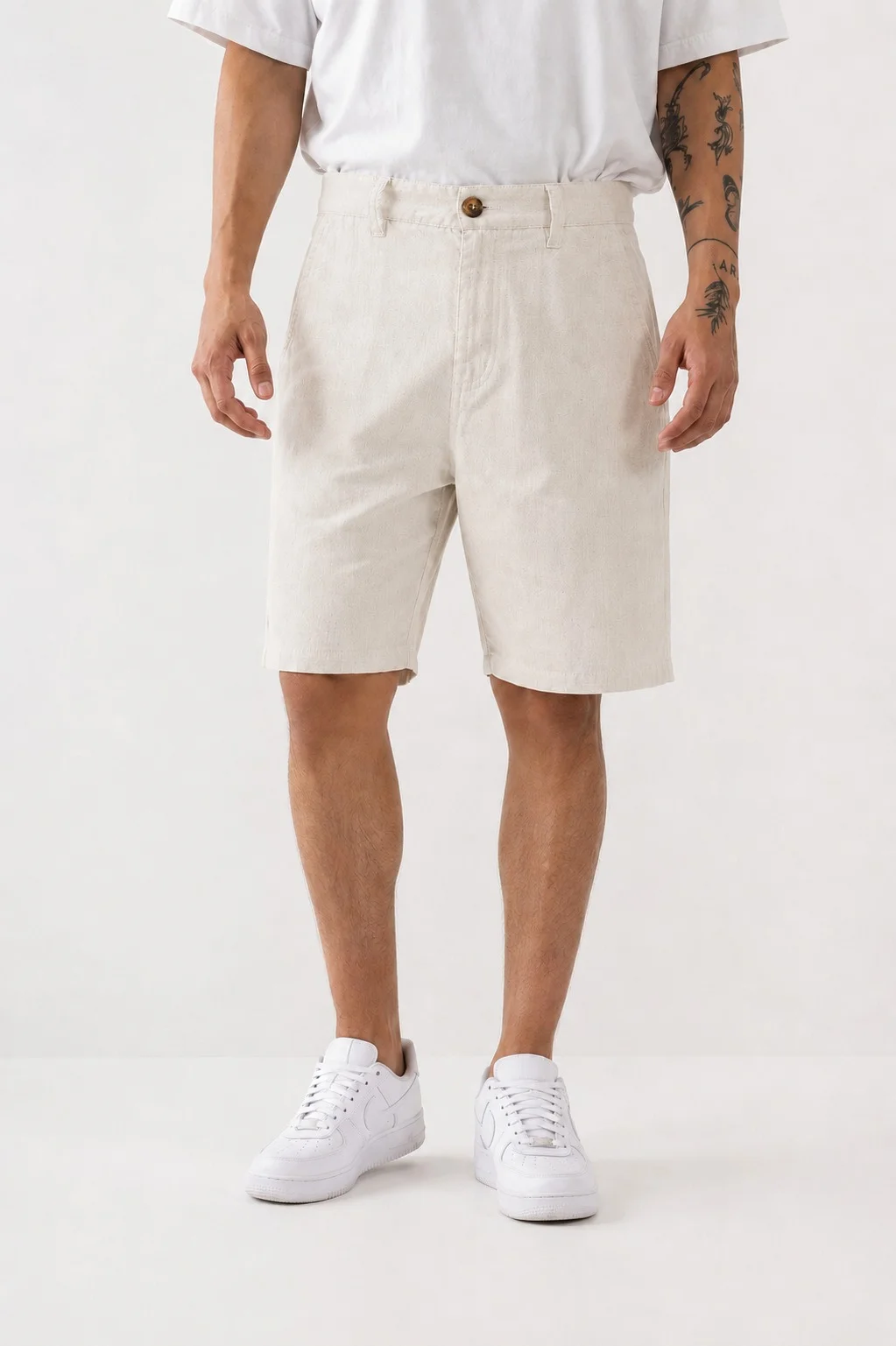 93703 - BERMUDA CHINO DE LINO IMP.