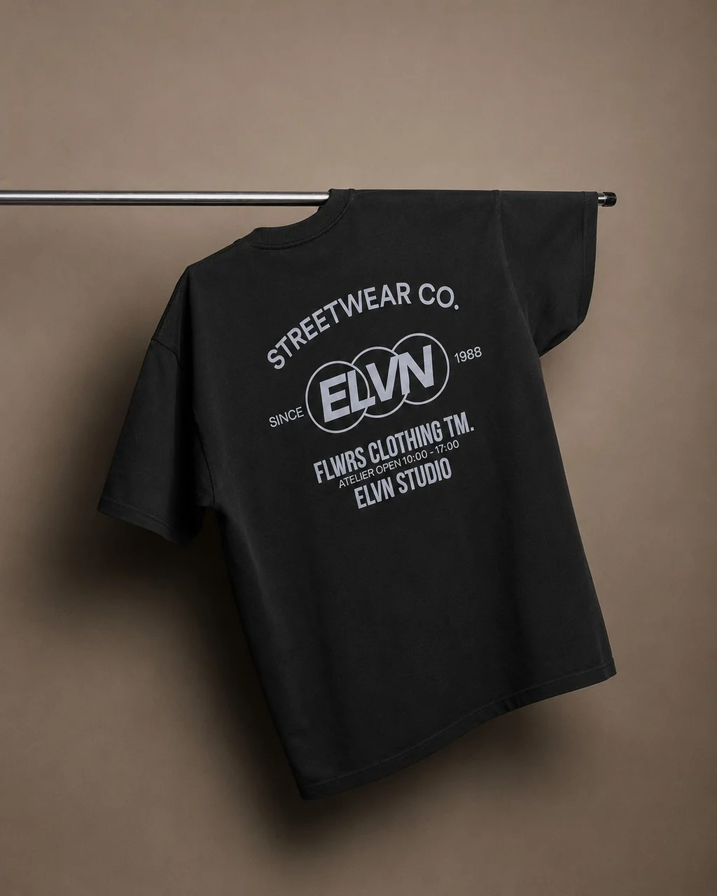 85423 - REMERA BERLIN 24/ ELVN DOBLE ESTAMPA