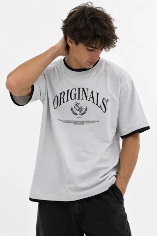 85447 - REMERA ESTAMPADA DOBLE CUELLO - Vista 2