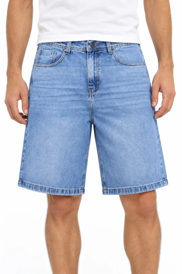 93715 - BERMUDA DE JEANS CELESTE