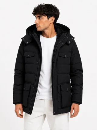 90153 - PARKA IMPORT.C/PIEL - Vista 2