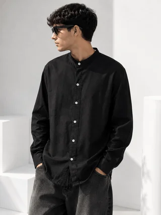 13631 - CAMISA CUELLO MAO M/L - Vista 1