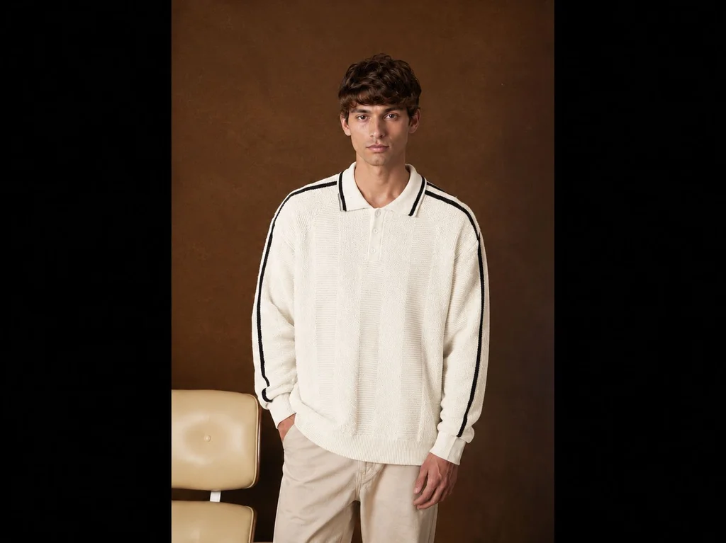 90831 - SWETER CHOMBA C/TIRAS