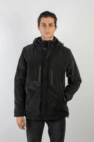 90113 - PARKA NYLON C/PIEL Y CIEERE - Vista 3