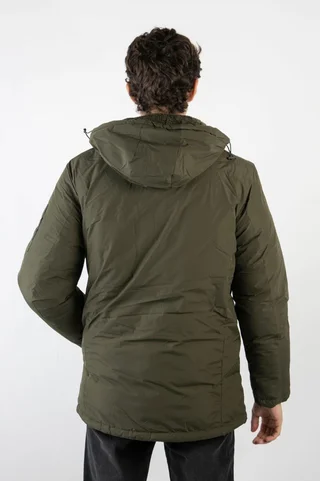 90117 - PARKA NYLON C/PIEL - Vista 2