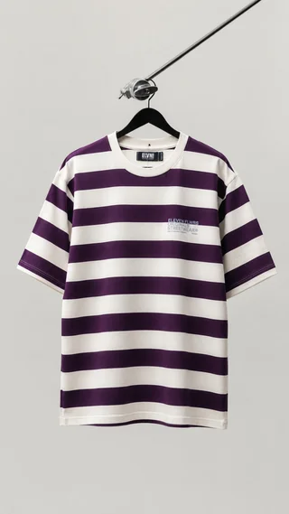 85442 - REMERA RAYADA ESTAMPADA - Vista 3
