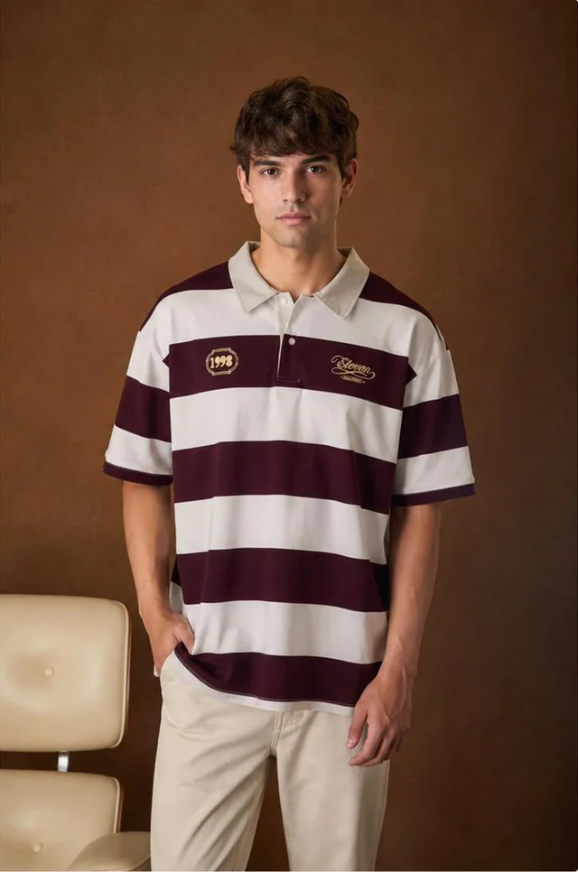 90535 - CHOMBA JERSEY RAYADO 16/1