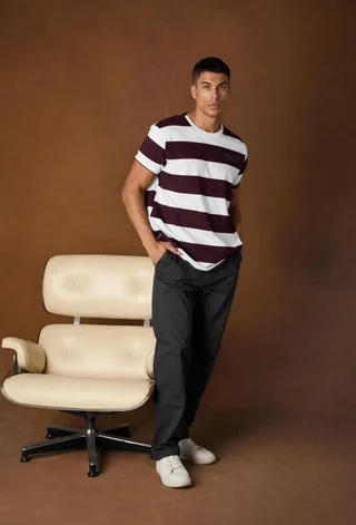 85404 - REMERA RAYADA ANCHA DOBLE EST. - Vista 6