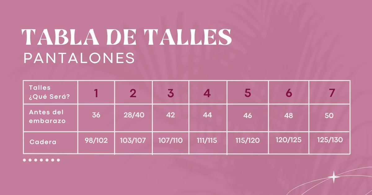 Tabla de talles