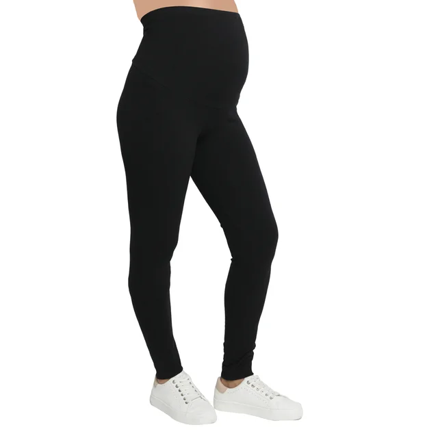 CALZA ALGODON CON PIERNA SIN COSTURA FAJA ALTA