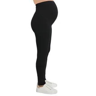 CALZA ALGODON CON PIERNA SIN COSTURA FAJA ALTA - Vista 3