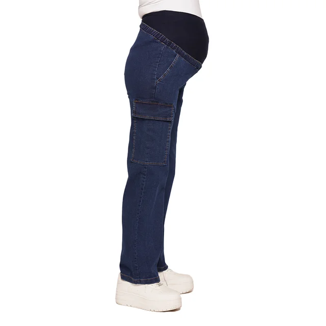 JEAN CARGO FAJA CRUZADA ALGODONEN ESPALDA