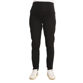 PANTALON GABARDINA ELASTIZADO CORTE CLASICO CON FAJA ALGODON ALTA - Vista 1