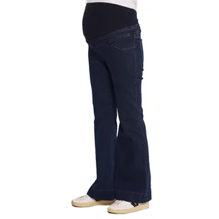 JEAN OXFORD JEAN ELASTIZADO CON FAJA ALGODON ELASTIZADO CON DETALLE DE BOTAMANGA CON COSTURA ANCHA - Vista 2