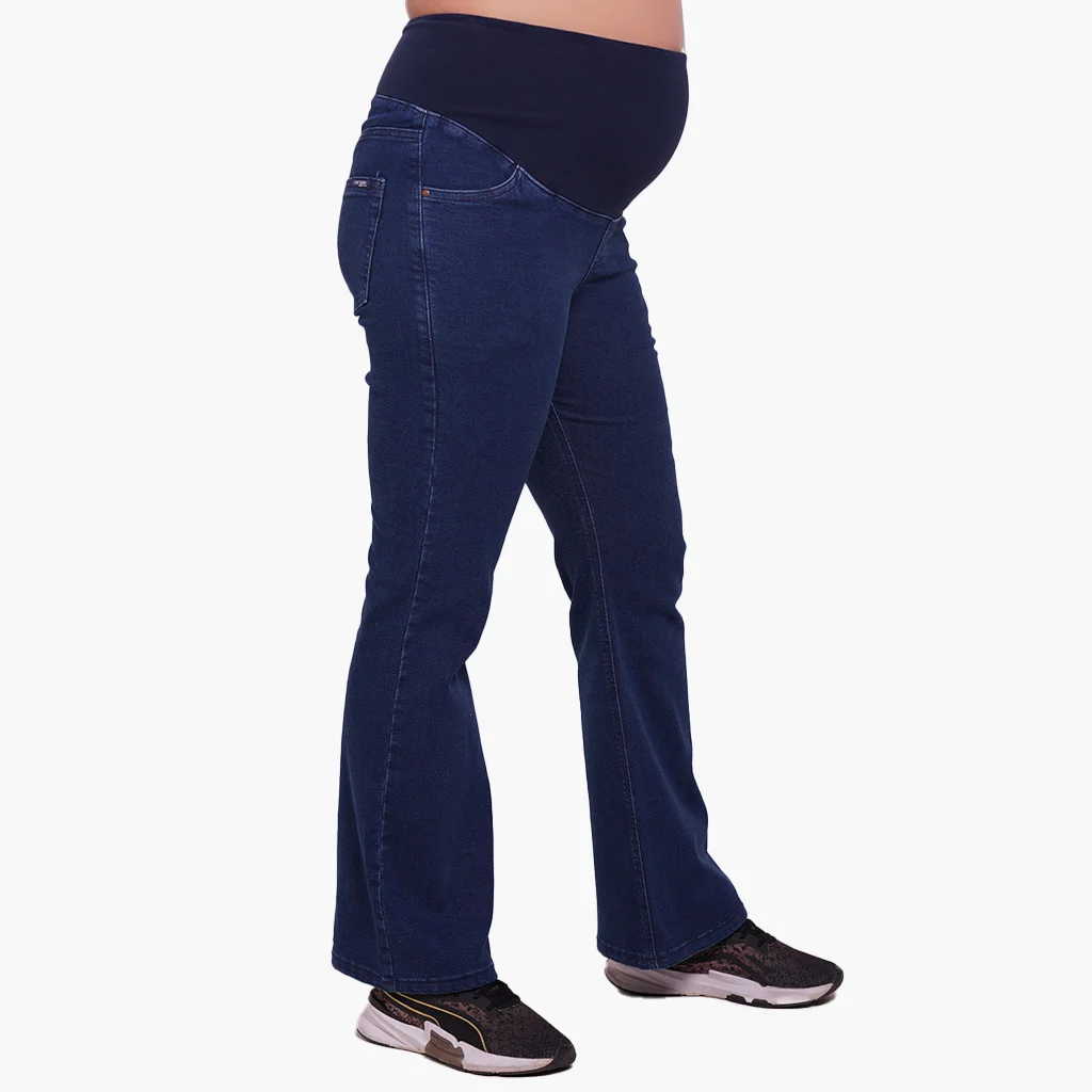 JEAN OXFORD AZUL FAJA ALGODON ELASTIZADA DOBLE REFORZADA