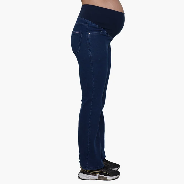 JEAN OXFORD AZUL FAJA ALGODON ELASTIZADA DOBLE REFORZADA