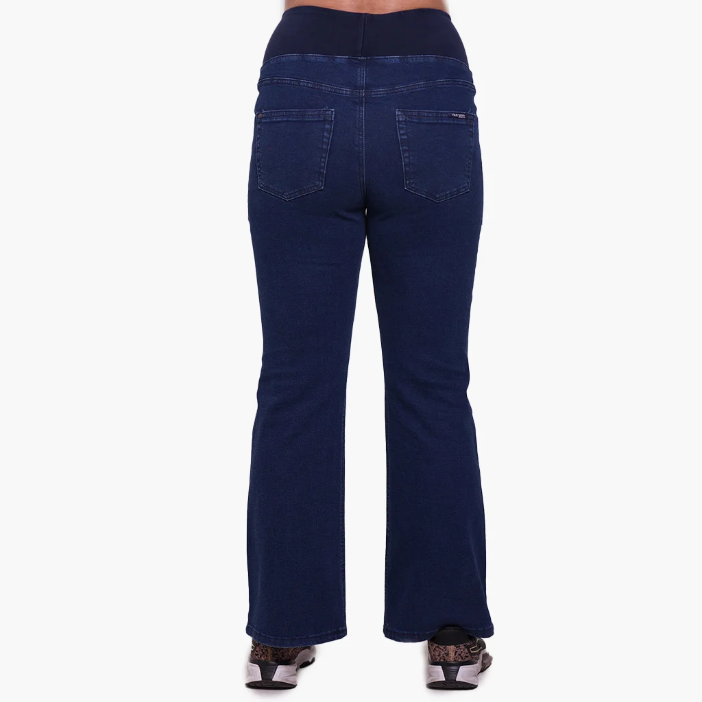 JEAN OXFORD AZUL FAJA ALGODON ELASTIZADA DOBLE REFORZADA