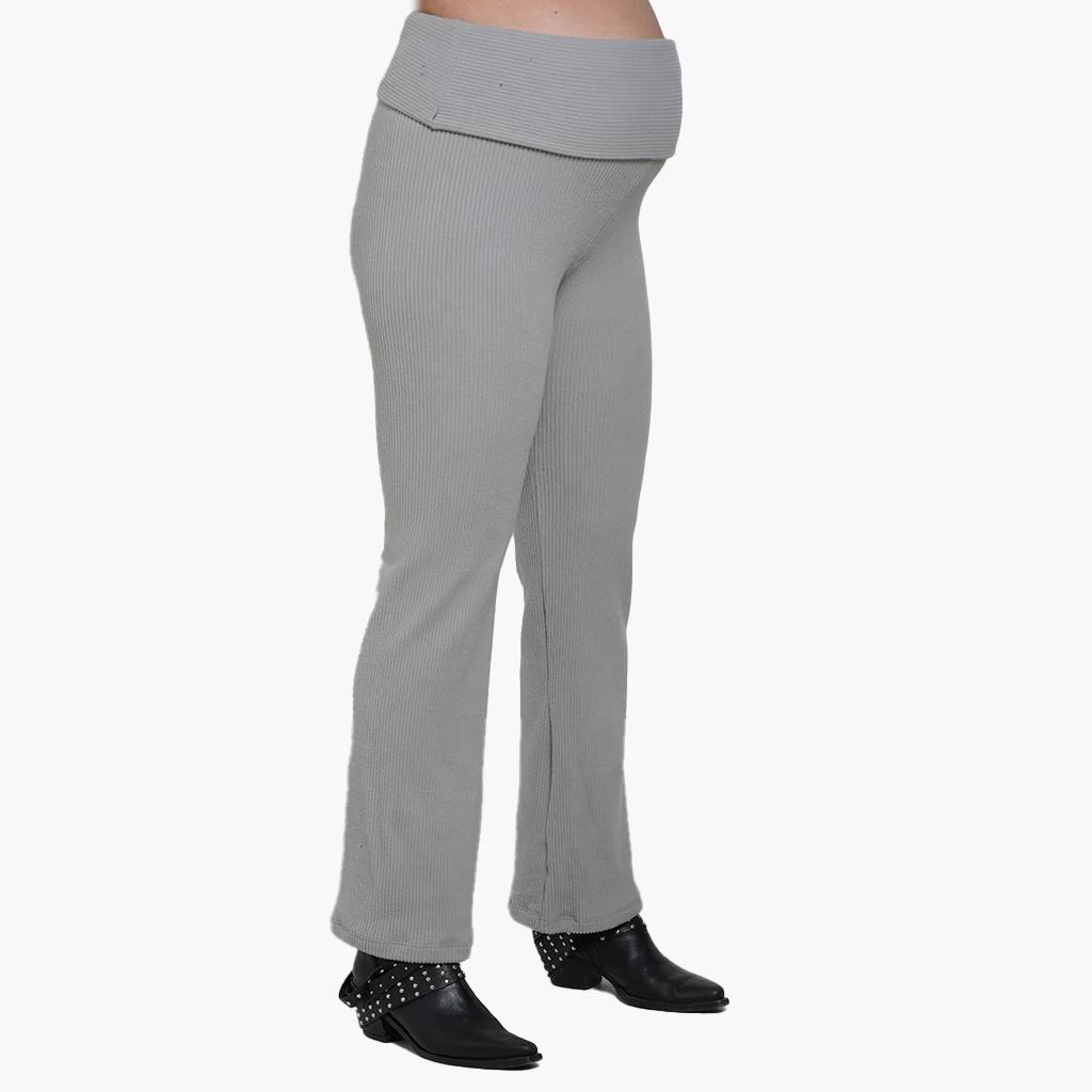 CALZA MORLEY FRIZADA CON FAJA ALTA REBATIBLE