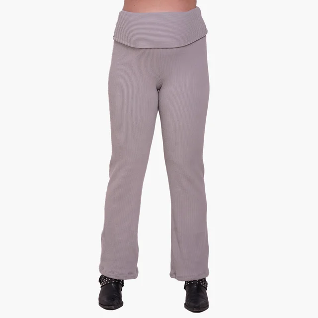 CALZA MORLEY FRIZADA CON FAJA ALTA REBATIBLE