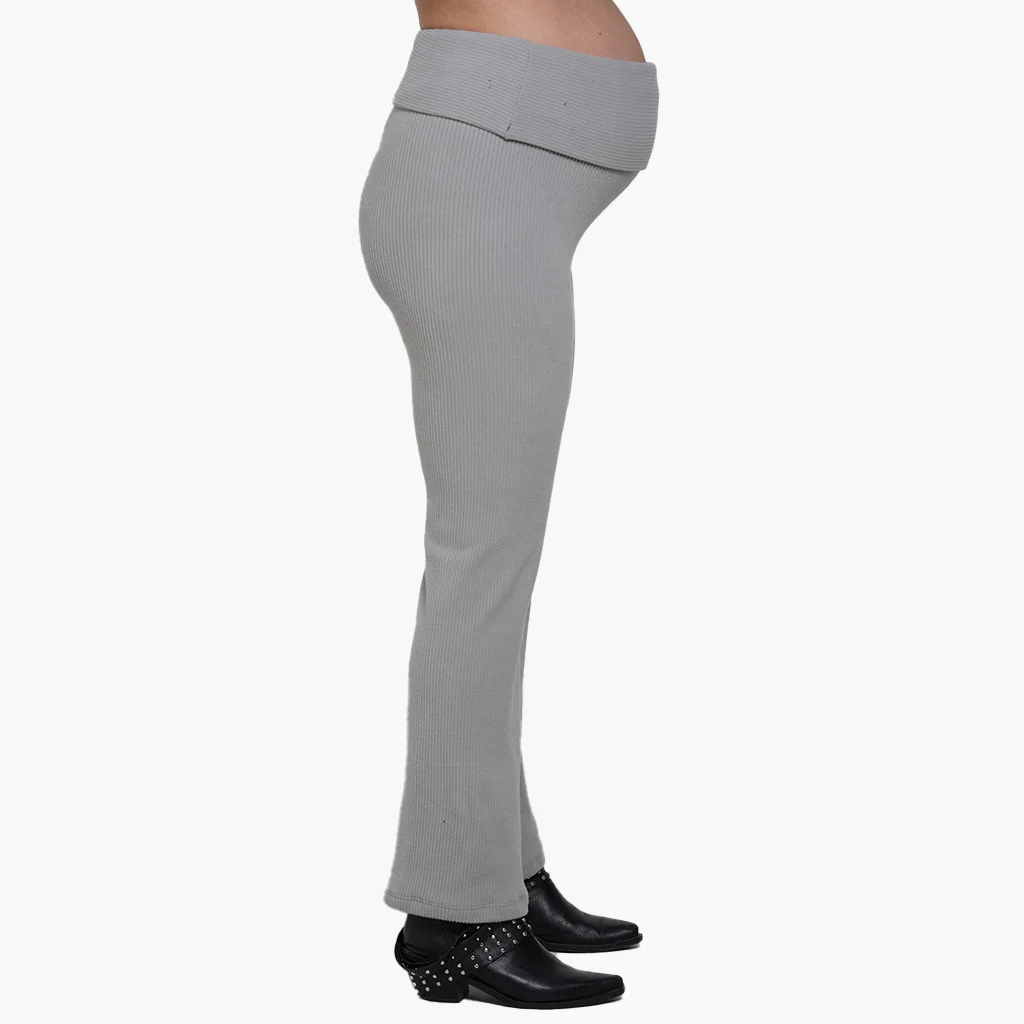 CALZA MORLEY FRIZADA CON FAJA ALTA REBATIBLE