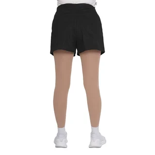 SHORT DE GABARDINA LIVIANO CON FAJA ELASTIZADA EN PANZA Y BOLSILLOS APLICADOS - Vista 3