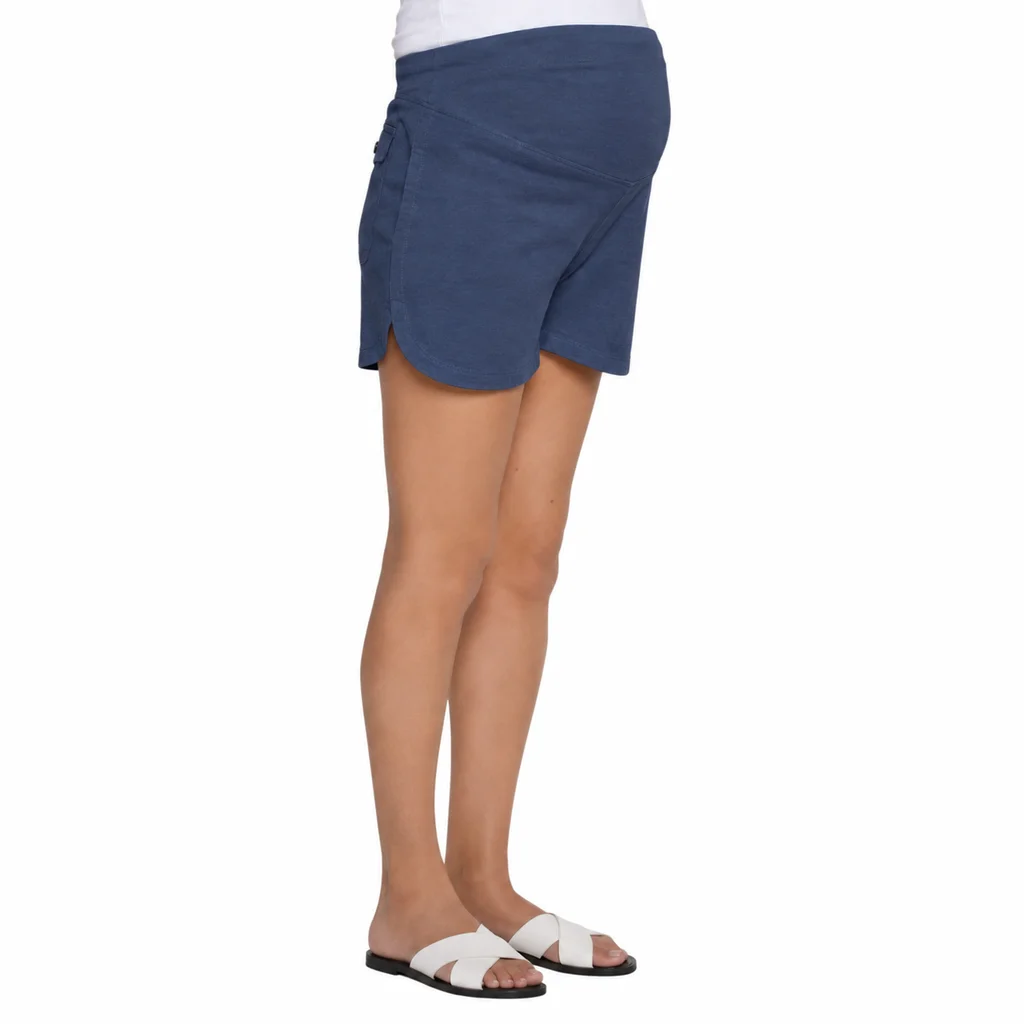SHORT LINO ELASTIZADO CON FAJA ALGODON