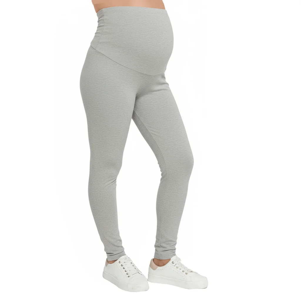 CALZA ALGODON CON PIERNA SIN COSTURA FAJA ALTA