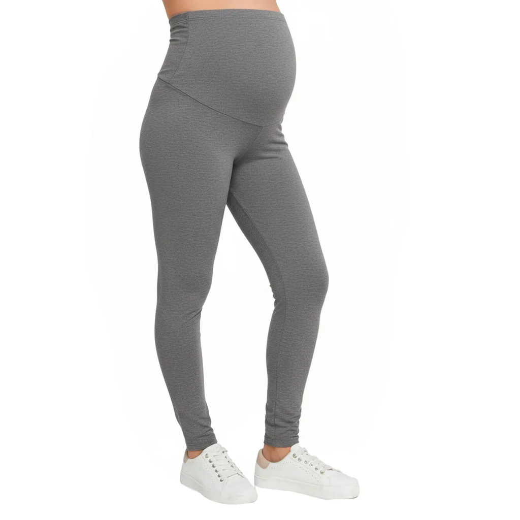 CALZA ALGODON CON PIERNA SIN COSTURA FAJA ALTA