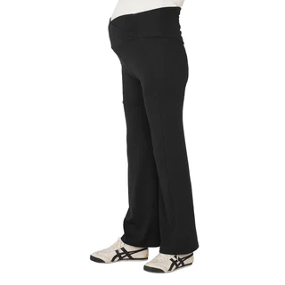 calza elastizada tipo yoga con bolsillos laterales y de uso reversible - Vista 1