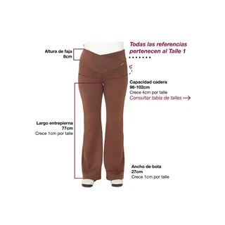 CALZA SKUBA YOGA OXFORD CON CRUCE DELANTERO - Vista 5