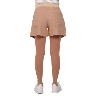 SHORT LINO CON PINZAS Y FAJA ELASTIZADA EN PANZA - Vista 4