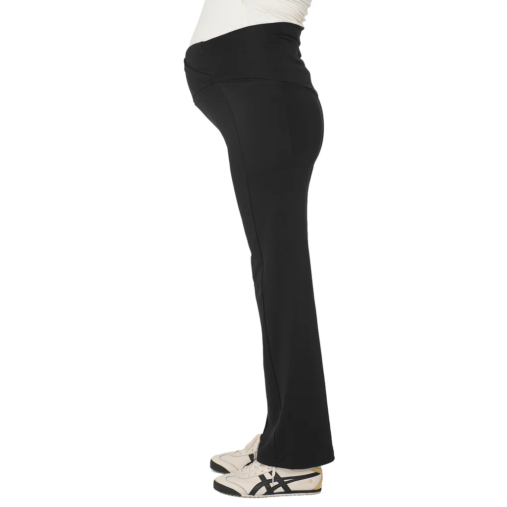 calza elastizada tipo yoga con bolsillos laterales y de uso reversible