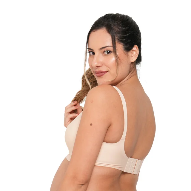 CORPIÑO AMAMANTAR CON CORTE LASER SIN COSTURA