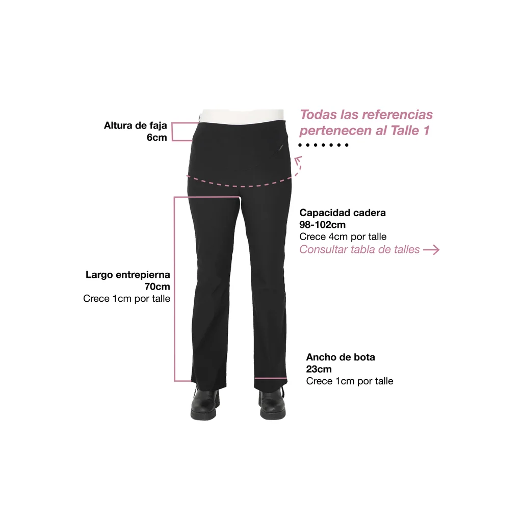 PANTALON BENGALINA ELASTIZADO CON CANESU DE LYCRA
