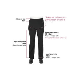 PANTALON BENGALINA ELASTIZADO CON CANESU DE LYCRA - Vista 5