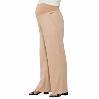 PANTALON SIMIL LINO RECTA CON FAJA EN PANZA ELASTIZADA - Vista 5